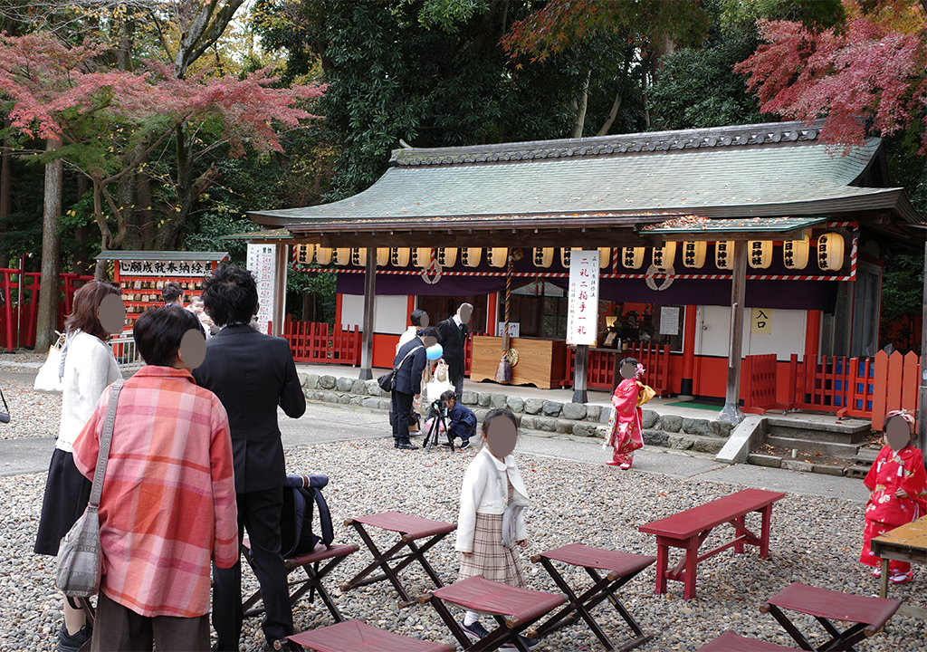 令和7年の七五三詣の様子
