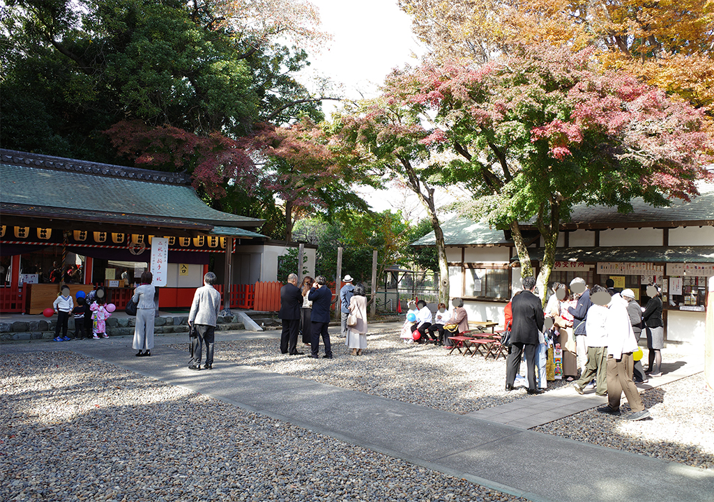 令和7年の七五三詣の様子