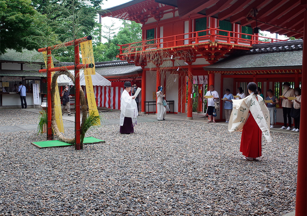 令和6年の夏越大祓の様子