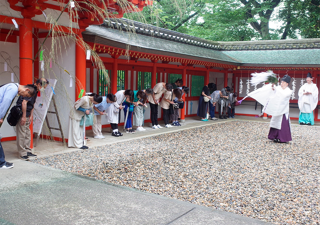 令和6年の夏越大祓の様子