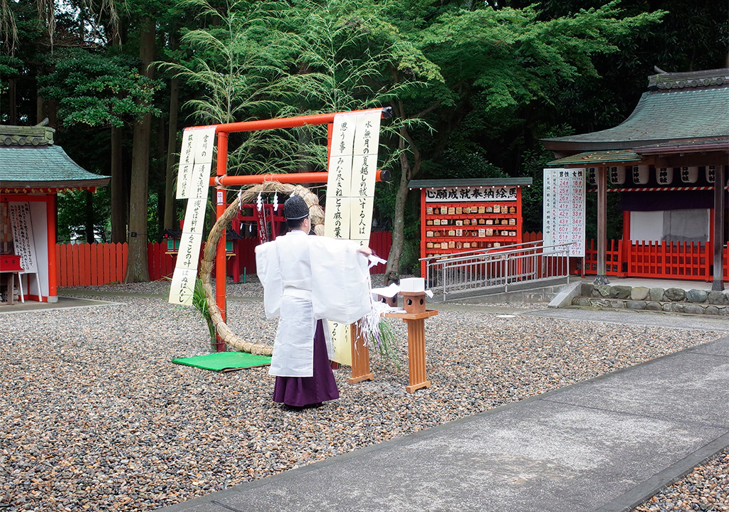令和6年の夏越大祓の様子