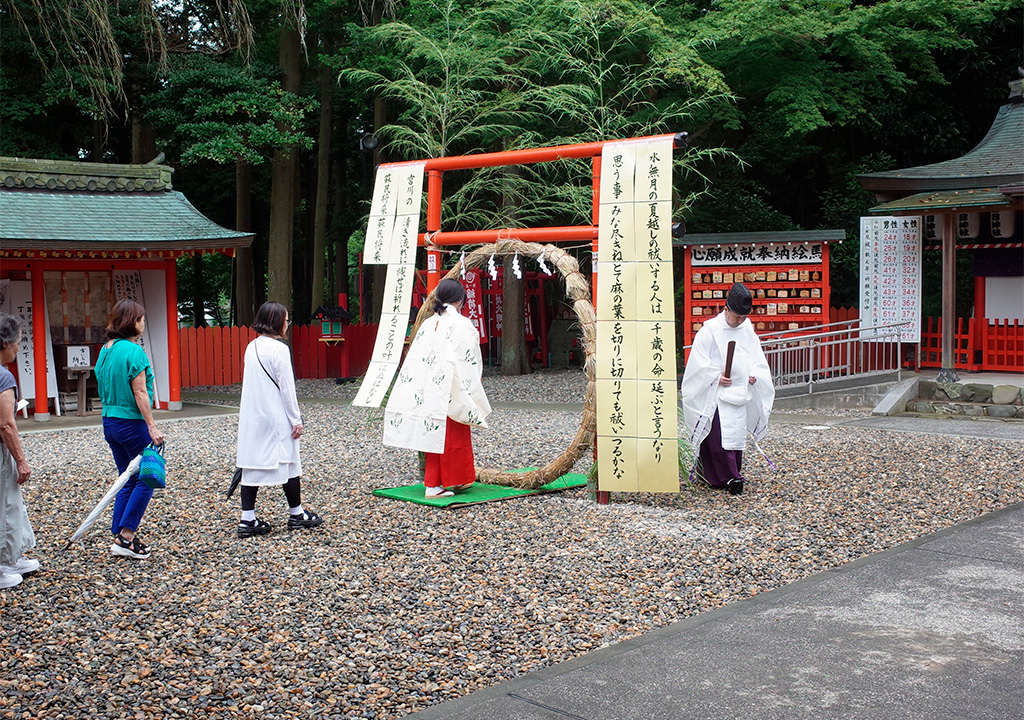 令和6年の夏越大祓の様子