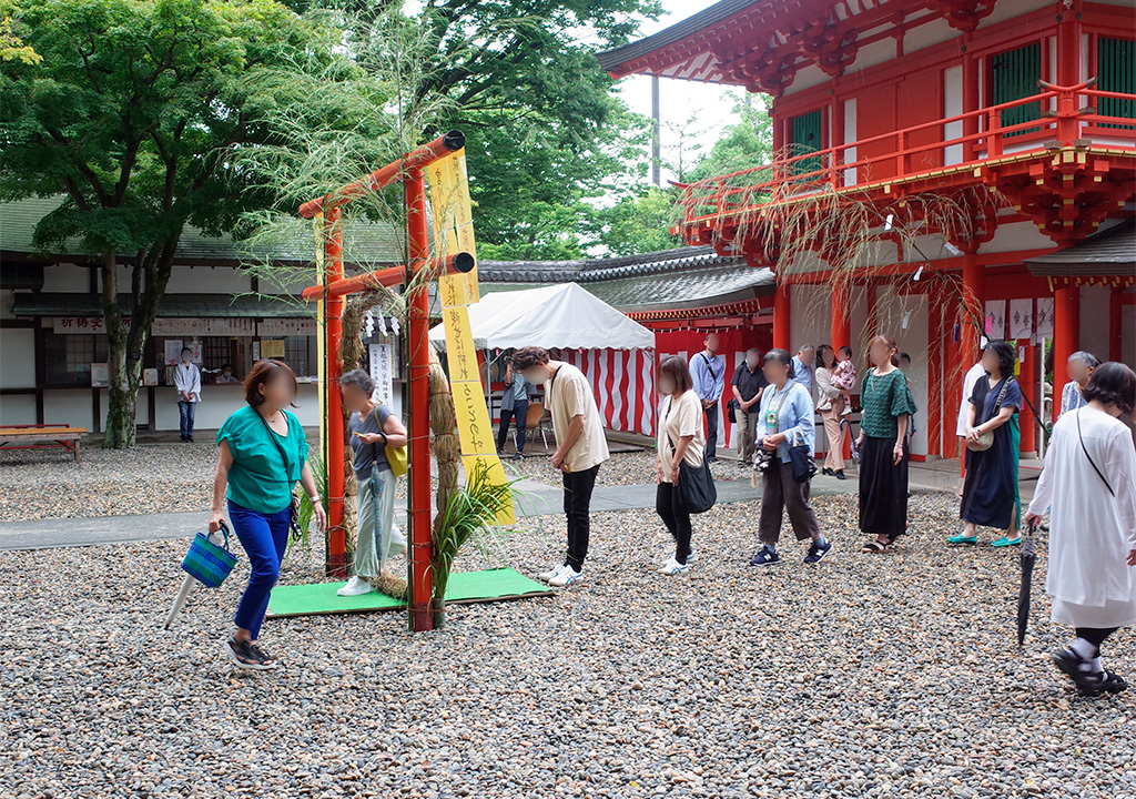令和6年の夏越大祓の様子