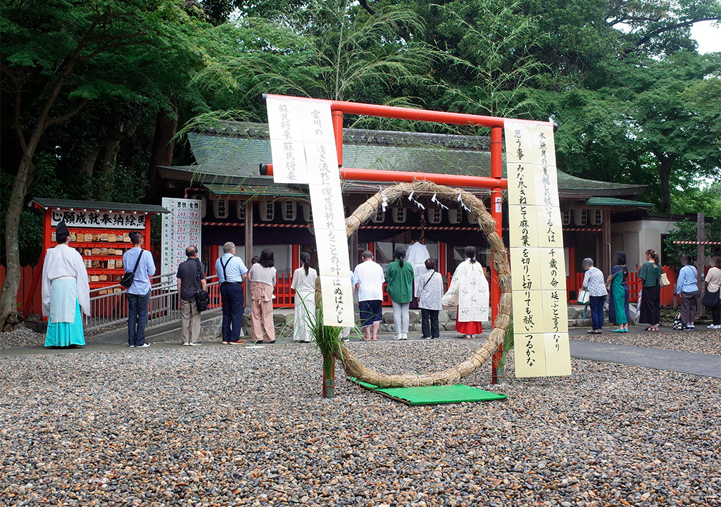 令和6年の夏越大祓の様子