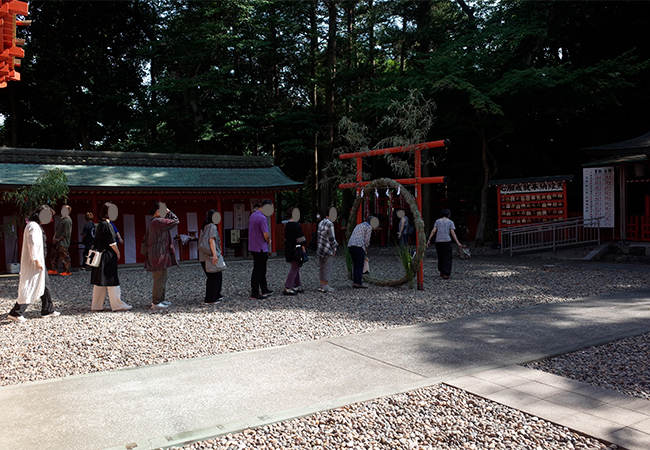 令和7年の夏越大祓の様子