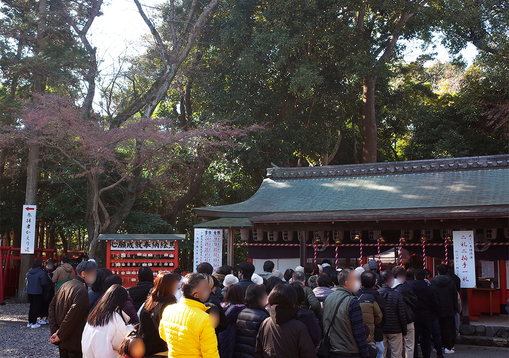 令和7年の初詣の様子