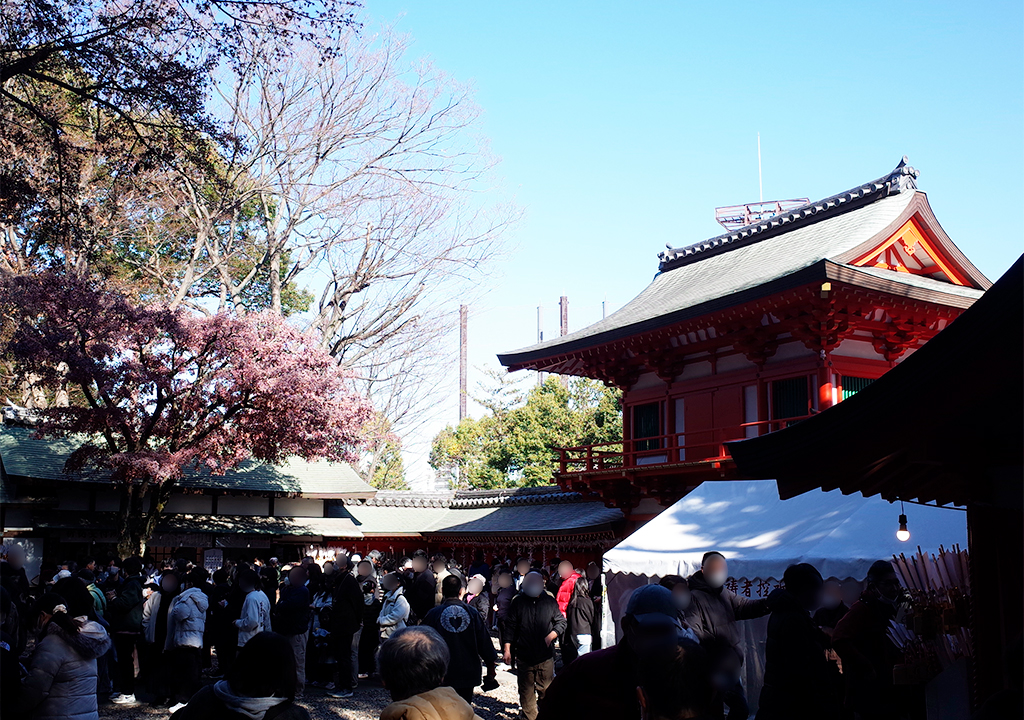 令和7年の初詣の様子